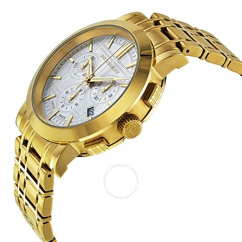 Burberry Watch Bu1757 In Gold Metal 